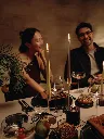 Festive Dinerkaars Kaars Goud - 0161001.077_AtmosphericPhoto_0.webp