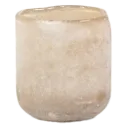 Theelichthouder Frosted Champagne L