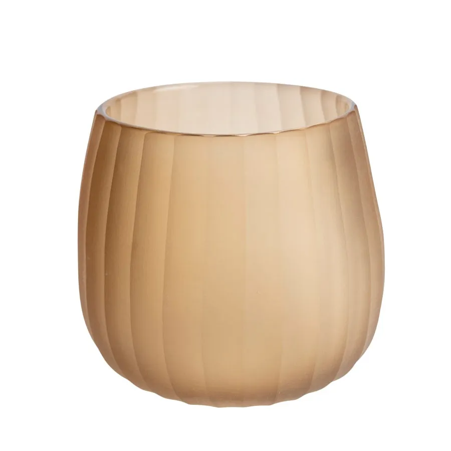 [ISA-86002] Tyra Theelichthouder Beige M