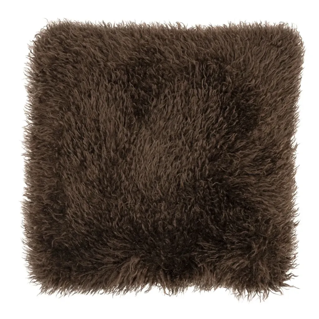 [BYB-250236] Doodly Sierkussen Dark Brown