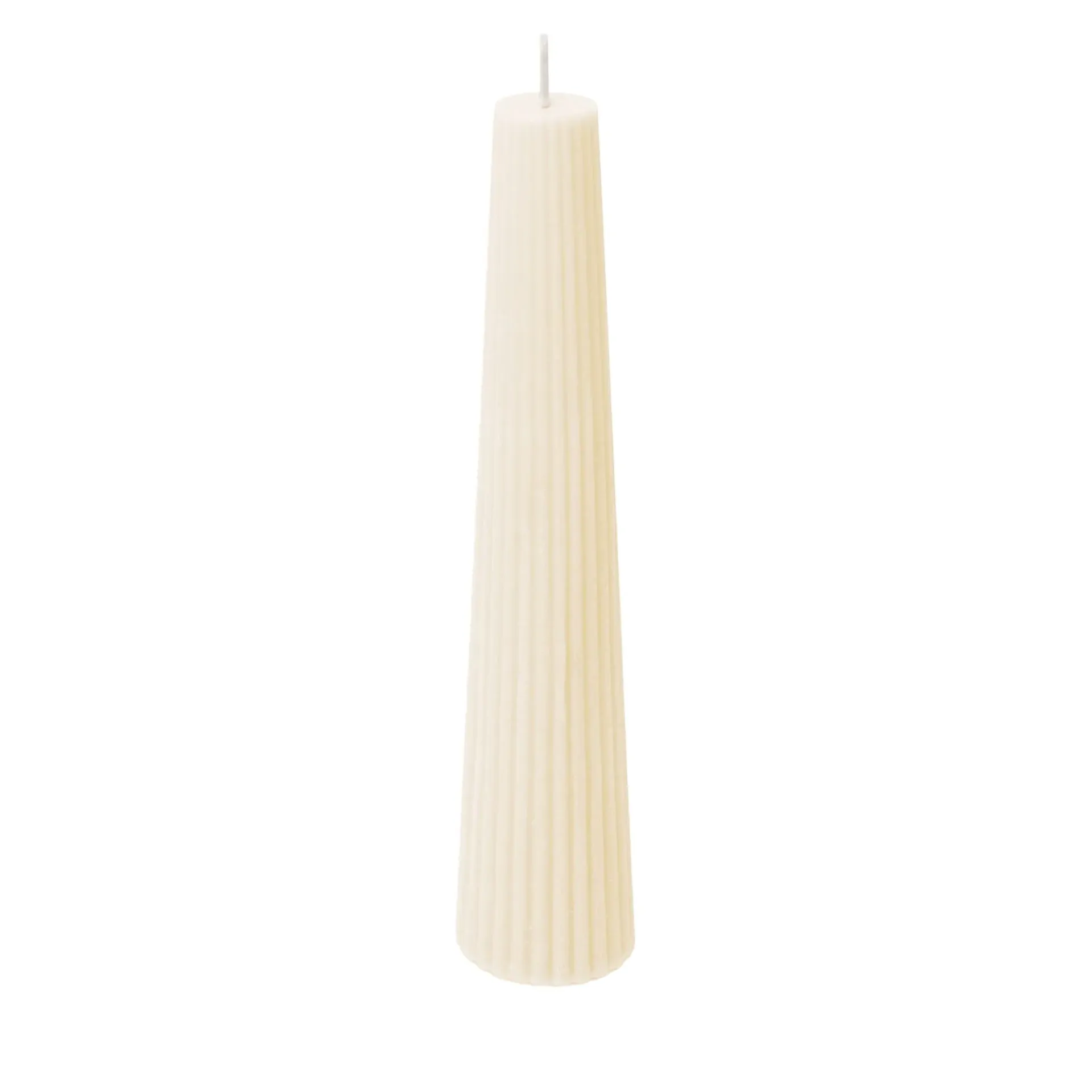 Obelisk Cilinderkaars Ivoor