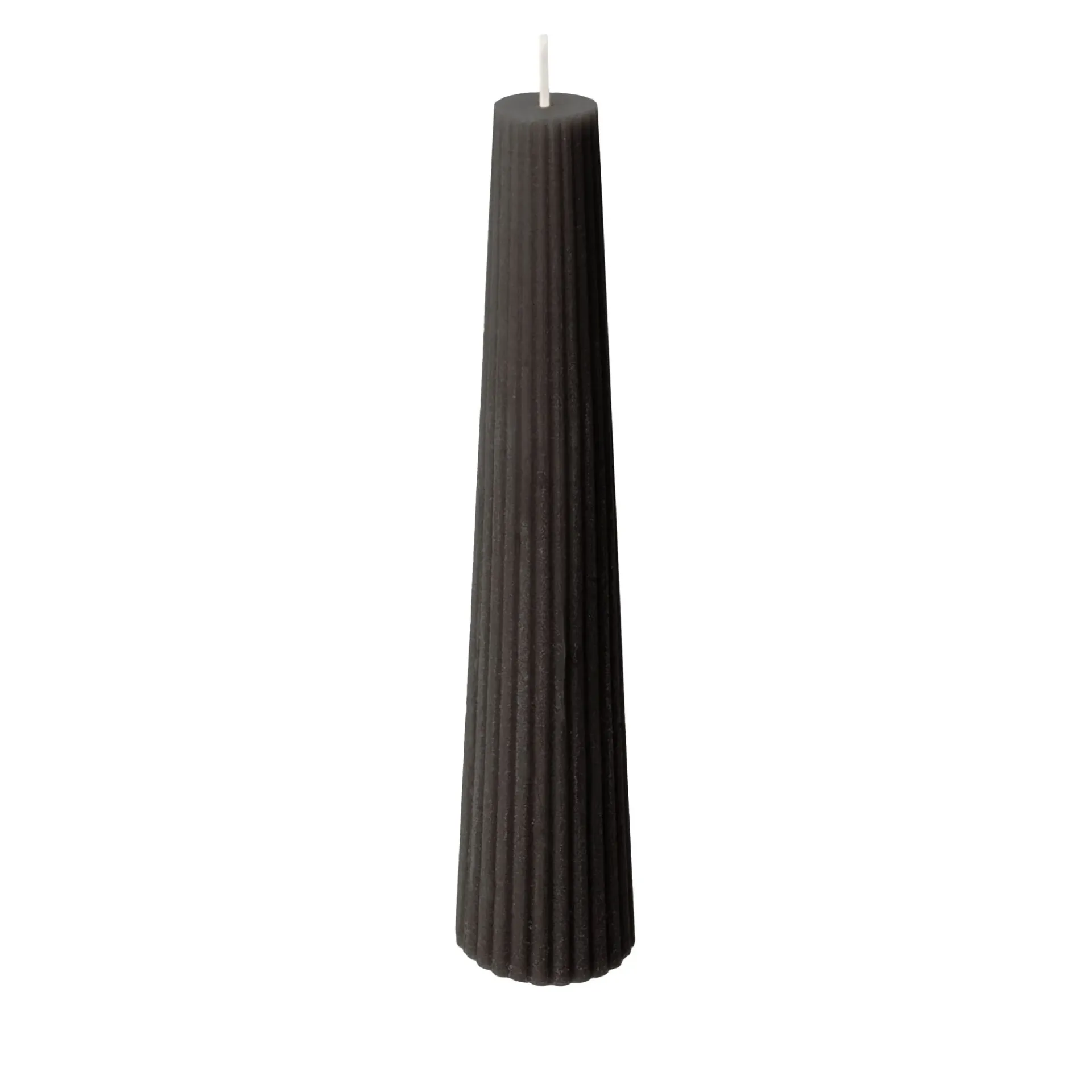 Obelisk Cilinderkaars Zwart