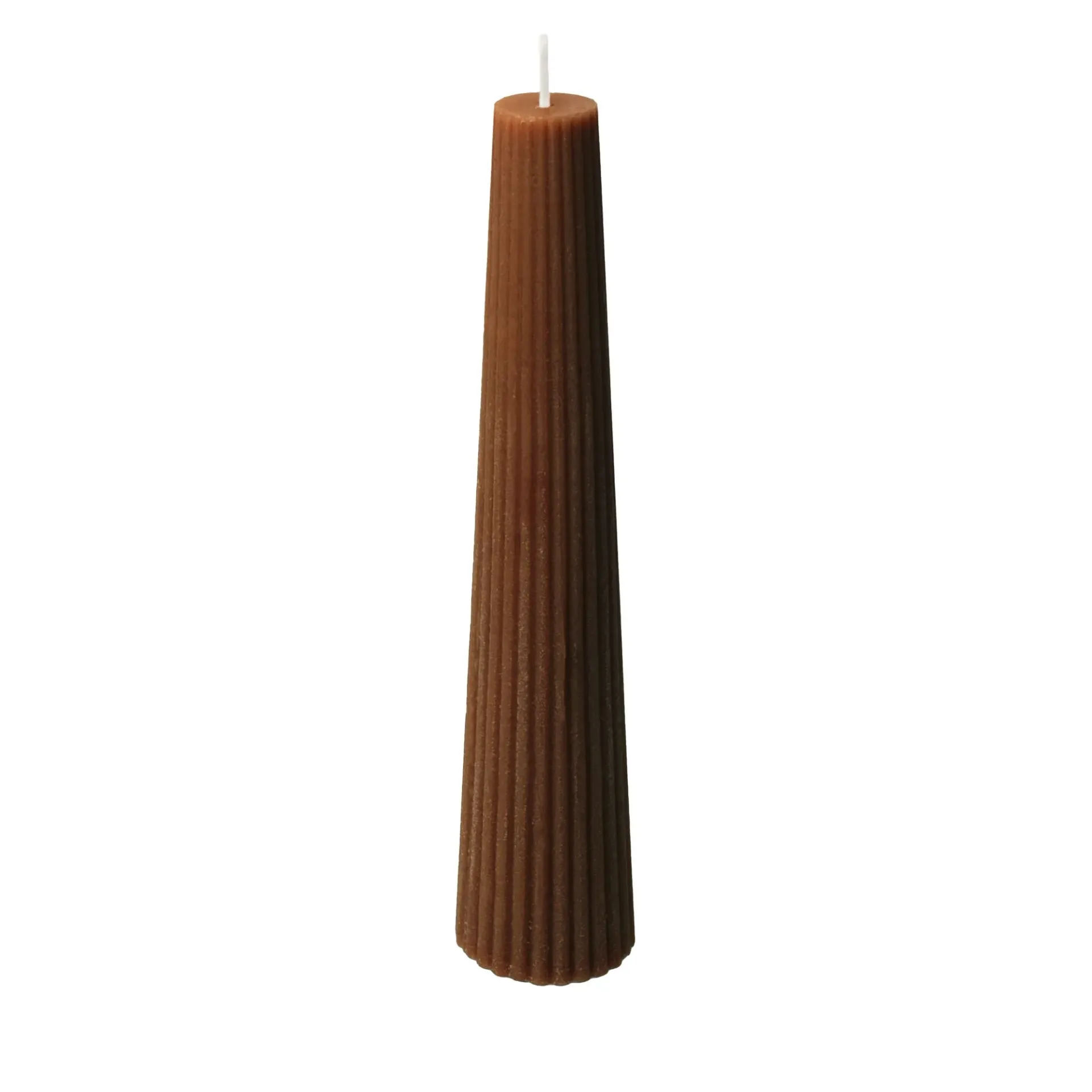 Obelisk Cilinderkaars Bruin