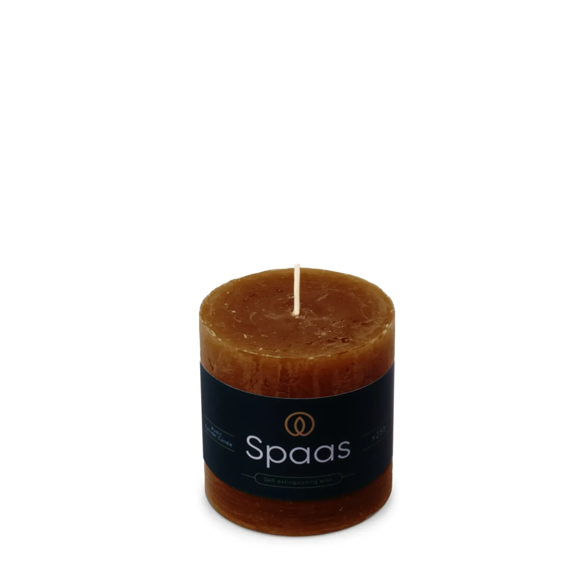 Rustieke Cilinderkaars Cognac S