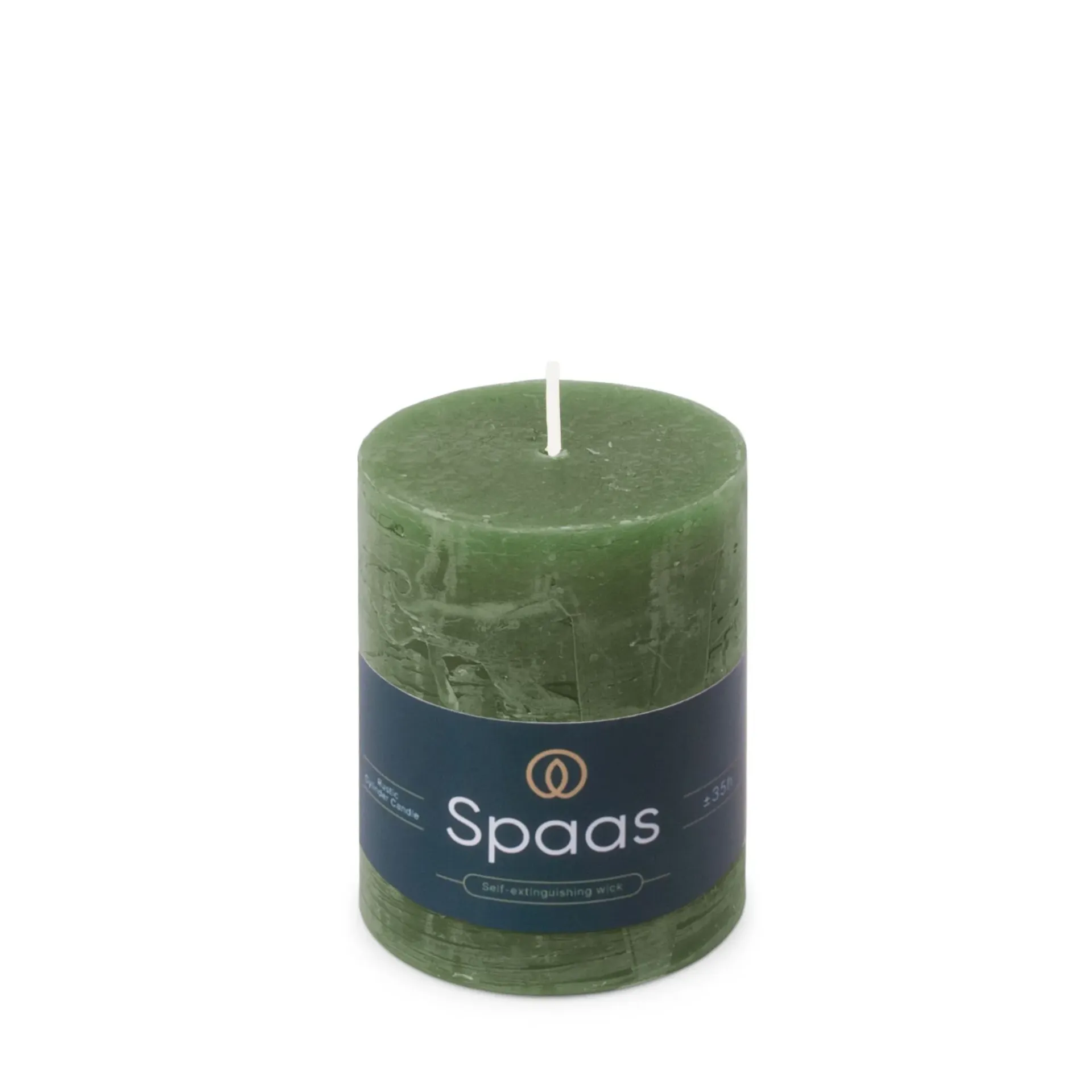 Rustieke Cilinderkaars Donkergroen M