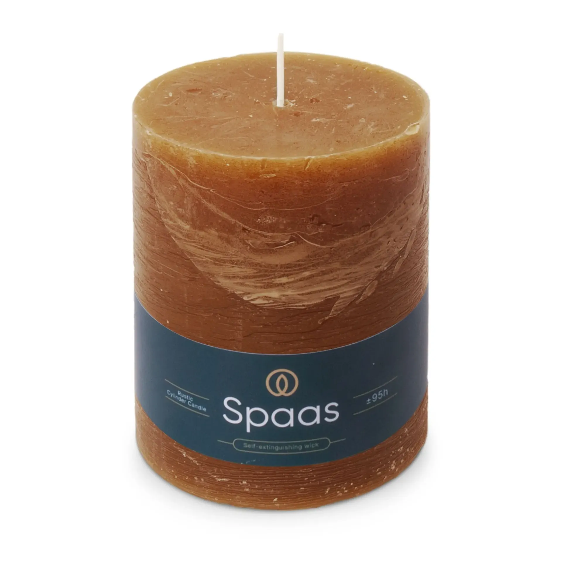 Rustieke Cilinderkaars Cognac XL