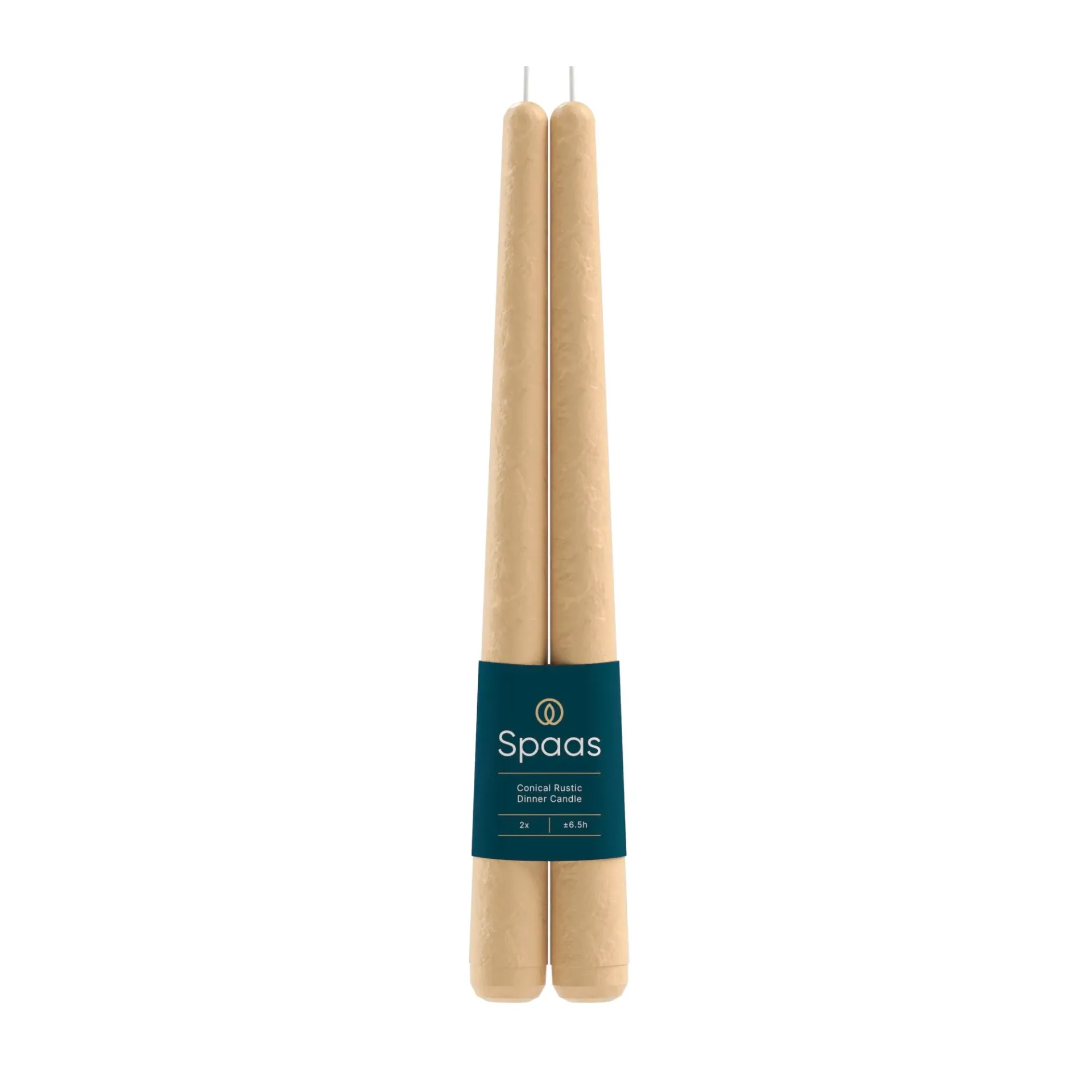 [SPA-0633259.809] Conische Dinerkaars Kaars Sand