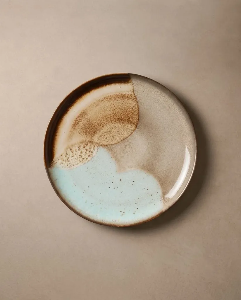 [EBH-1797-28D-CM] Melting Ice Cream Serveerbord